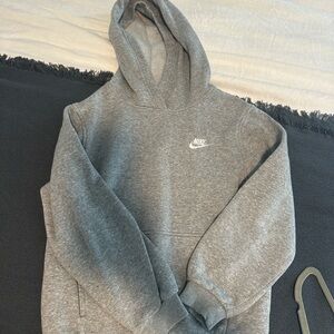 Nike Gray Sweatshirt Classic Pullover Hoodie